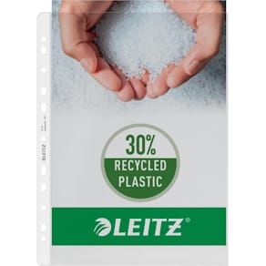 Showtas Leitz geperforeerd, A4, 130 micron, pak 100 stuks