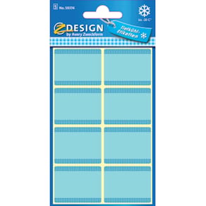 Tiefkühletiketten Avery Zweckform Home, blau, 28 x 36 mm, 40 St.