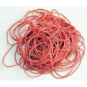 Gummiringe Q-Connect, 80 mm, 100 g, rot