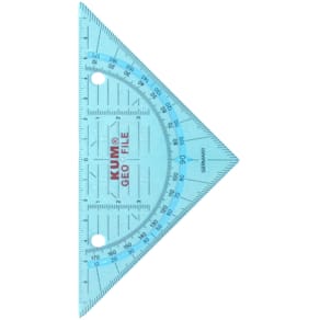 Geometriedreieck KUM 261, 16 cm, farbig sortiert