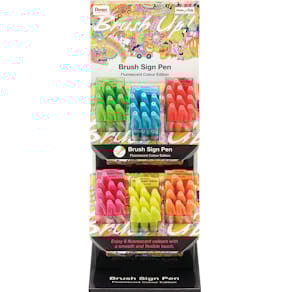 Pinselstift Pentel Brush Sign Pen SES15, Neon, sortiert