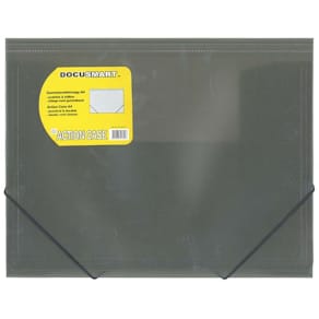 Elastikmappe BNT Docusmart A4 grå, PP/karton, 24 stk