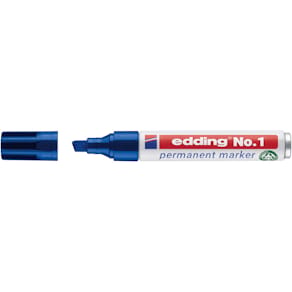 Permanentmarker edding Nr. 1, 1-5 mm, blau