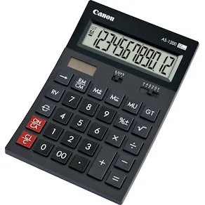 Bordsräknare CANON AS-1200 svart
