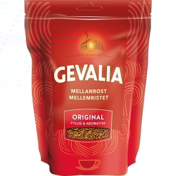 Kaffe Gevalia mell refill 200g 6st