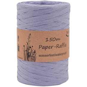 Bast GOLDINA Raffia, 7mm x 150m, flieder matt
