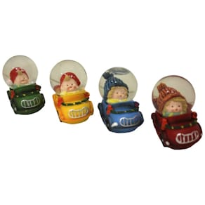 Schneekugel Noname Auto LED, sortiert, Ø 4,5 cm, 3x LR41 (inkl.)