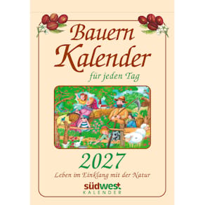 Abreißkalender SÜDWEST Bauernkalender, 13 Blätter, Bauernmotive