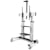 StarTech.com Rolling TV Cart/Stand On Wheels, Up to