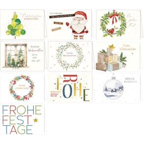 Weihnachtskarte HANRA, Midi, sortiert