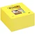Post-It Kub Supersticky Gul, 76x76mm, 350bl