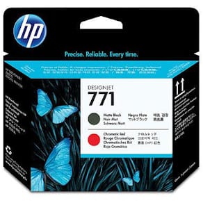 HP 771 Matte black/chromatic red printhead