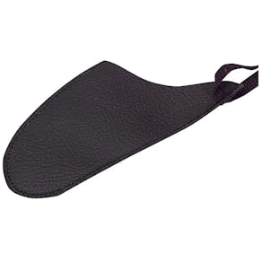 Lederfingerling SÖHNGEN, Größe 5, schwarz, Kunstleder