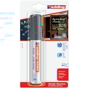 Kreidemarker edding Windowmarker 1ST, schwarz