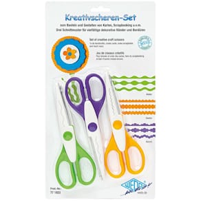 Kreativscheren WEDO, 16 cm, 3 St., sortiert