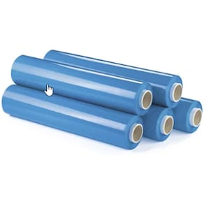 Afdækningsfolie 25 µm LDPE blå, 1000 x 300 m, fødevaregodkendt