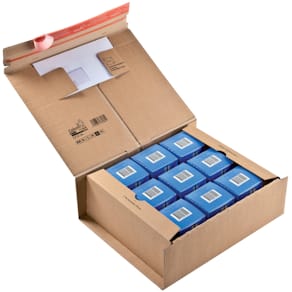 Versandkarton ColomPac CP 067.06 Post-Box, braun, 330x290x120 mm