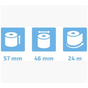 Thermorulle bisf.fri 57x46x12mm 24m