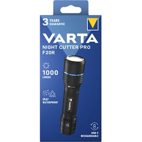 Taschenlampe VARTA LED F20R, schwarz