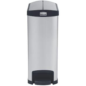 Papperskorg RUBBERMAID Slim Jim 50L stål