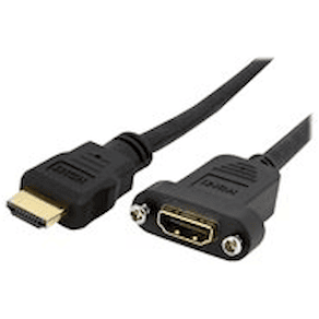 StarTech.com 3ft HDMI Female to Male Adapter, 4K High Speed