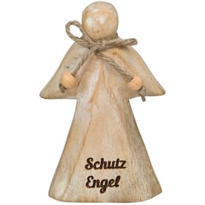 Dekofigur Noname Weihnachtsengel, weiß gewischt