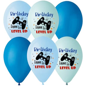 Luftballons KARALOON Gamer Birthday, 6er-Set