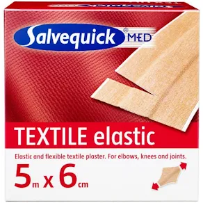 Plåster SALVEQUICK textil 5mx6cm
