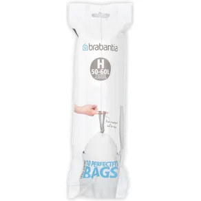 Insatspåse H BRABANTIA 50-60L vit 10/rl