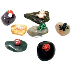 Glückssteine Glücksbringer, sortiert