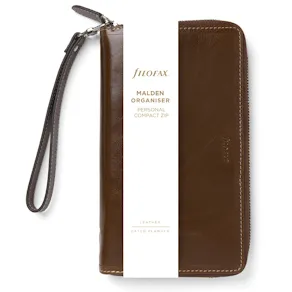 Filofax Malden Systemkalender Personal Compact Zip Ochre