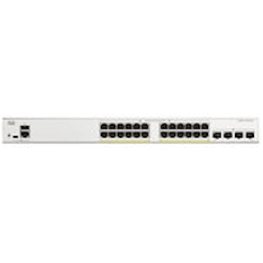24 x 10/100/1000 (PoE+) + 4 x 1 Gigabit SFP