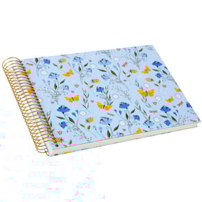 Fotospiralbuch TURNOWSKY Secret Garden, blue