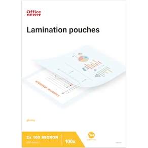 Lamineringsfickor A4 100 x 100 Mikron Blank Apex