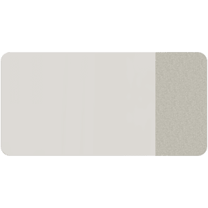 Lintex MOOD FABRIC Wall, glas vänster, 2000 × 1000 mm, Soft 150