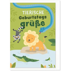 Geburtstagskarte KOMMA³, Kinder