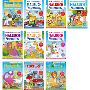 Malbuch MEDIA VERLAG Abenteuer-Malbuch Blauer Engel, A4, sortiert