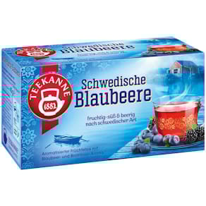 Tee TEEKANNE Schwedische Blaubeere, 20 Beutel à 2,25 g