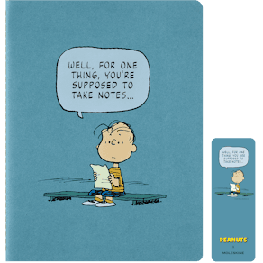 Cahier Journal Linjerad XL Snobben Blå