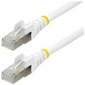 StarTech.com 5m CAT6a Ethernet Cable - White - Low Smoke Zero