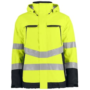 Skalljakke PROJOB 6441 fôret 2XL HiVis