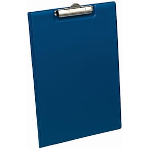 Klemmap Bantex Basics, blauw, A4