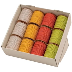 Kordel GOLDINA Uni, 6 mm, 3 m, sortiert