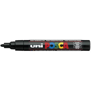 Märkpenna UNI Posca PC-5M svart