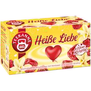 Früchtetee TEEKANNE Heiße Liebe, 20 Beutel à 2,25g