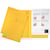 Dossiermap Esselte, geel, karton 180 g/m², pak van 100 stuks