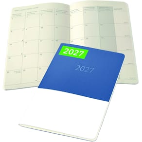 Monatsplaner Sigel, Heft 2027, A5, dunkelblau