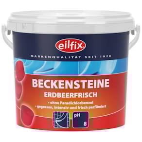 WC-Beckensteine Eilfix Erdbeere, 1 kg