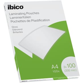Laminat A4 100mic klar 100/fp