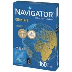 Kopierpapier Navigator, A4, 160 g, 250 Blatt, weiß